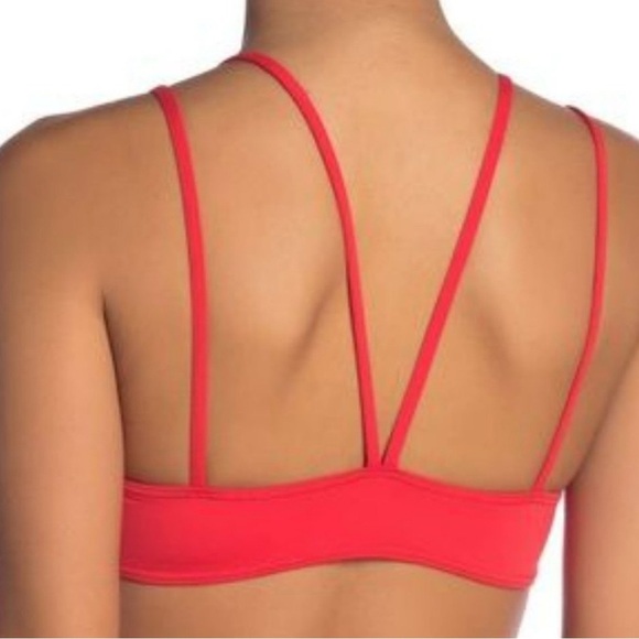 VYB Vitamin C Crossback Bikini Swim Strappy Top Women's Orange M Medium - Picture 2 of 8